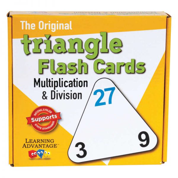 Learning Advantage™ Triangle Flash Cards, Multiplication & Division