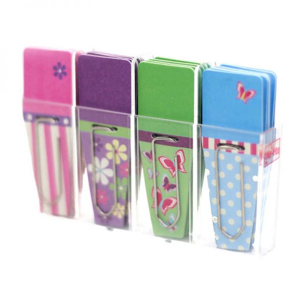 Clip-rite Spring Clip-Flags™, Pink/Purple/Green/Blue