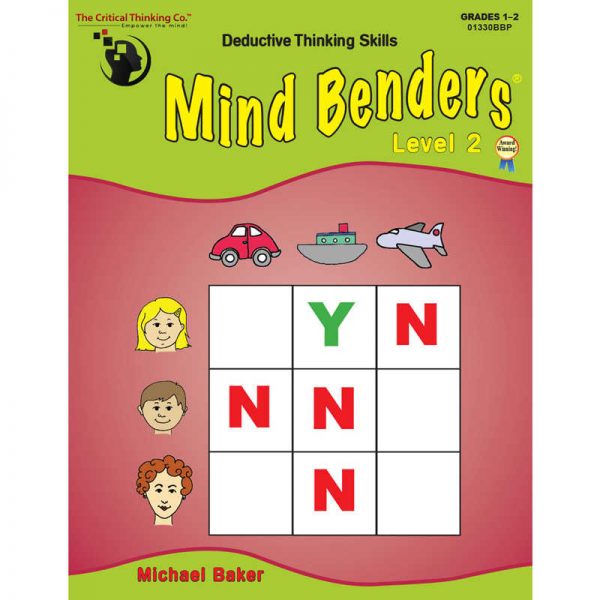 The Critical Thinking Co.™ Mind Benders®, Beginning Book 2, Grades 1-2