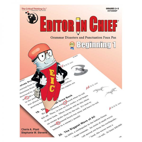 The Critical Thinking Co.™ Editor In Chief® Beginning 1
