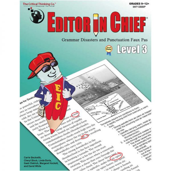 The Critical Thinking Co.™ Editor in Chief® Level 3