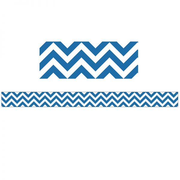 Creative Teaching Press® Blue Chevron Border