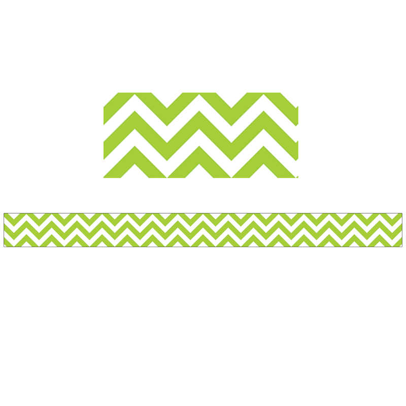 Creative Teaching Press® Lime Green Chevron Border