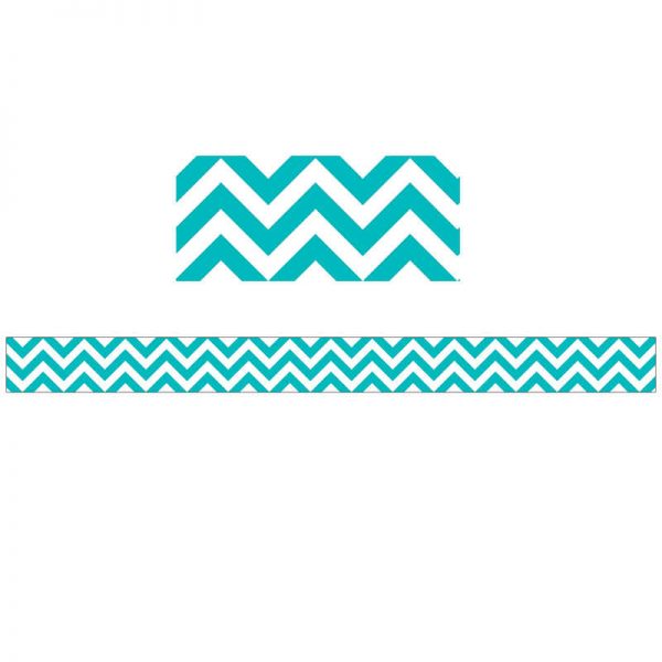 Creative Teaching Press® Turquoise Chevron Border