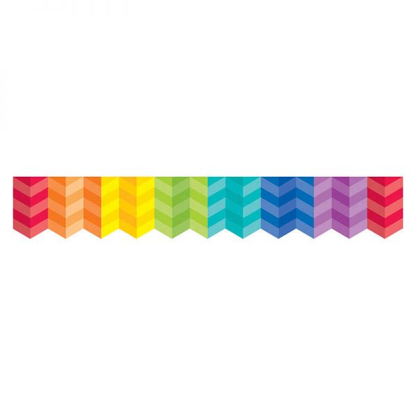 Creative Teaching Press® Rainbow Herringbone Borders (Paint)