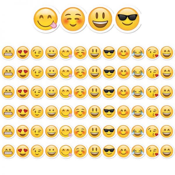 Creative Teaching Press® Emoji Fun Border, 35 Feet Per Pack, 6 Packs