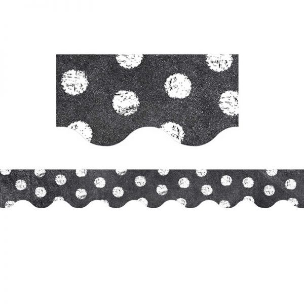 Creative Teaching Press® Dots on Chalkboard! White Borders