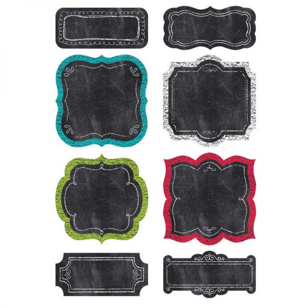 Creative Teaching Press® Chart Cards 6" Designer Cut-Outs (Chalk)