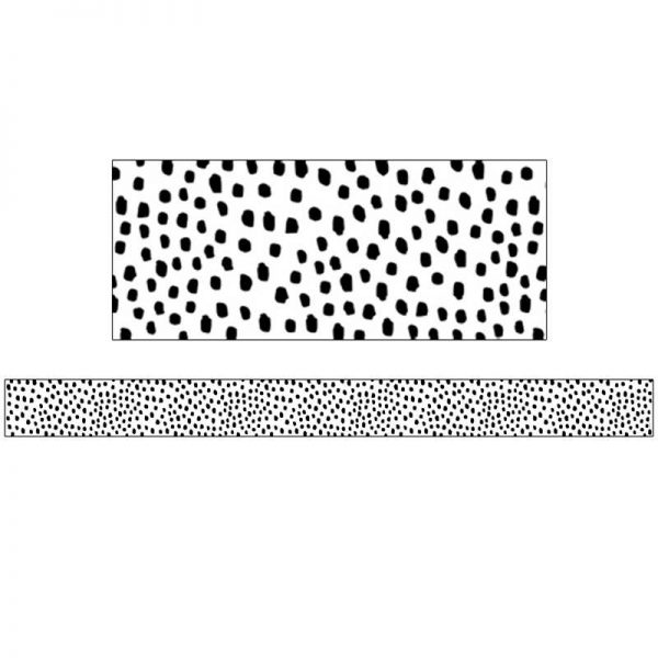 Creative Teaching Press® Black Messy Dots Border, 35 Feet