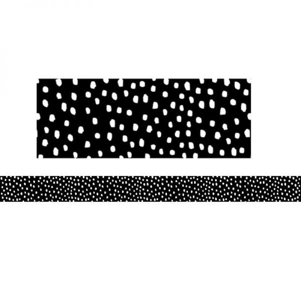 Creative Teaching Press® Messy Dots on Black Border, 35 Feet
