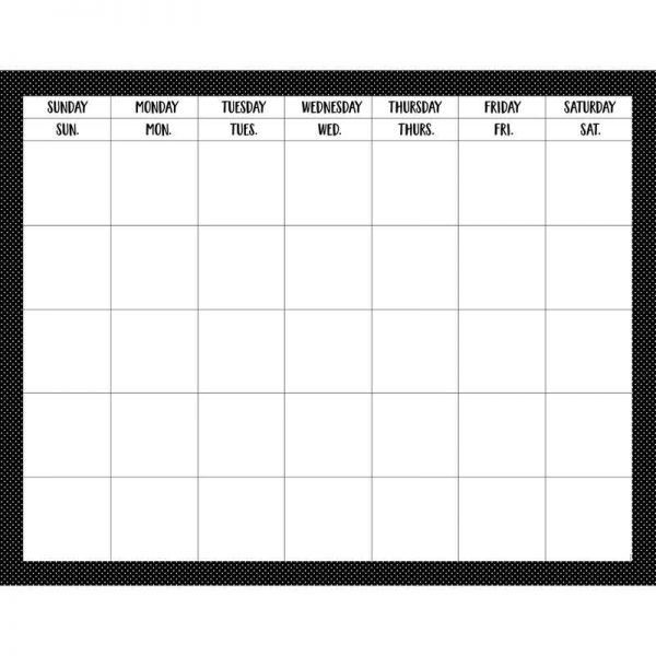 Creative Teaching Press® Swiss Dots Calendar Chart, 28" x 22"