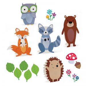 Creative Teaching Press® 3D Pop! Stand-Up Woodland Friends Bulletin Board