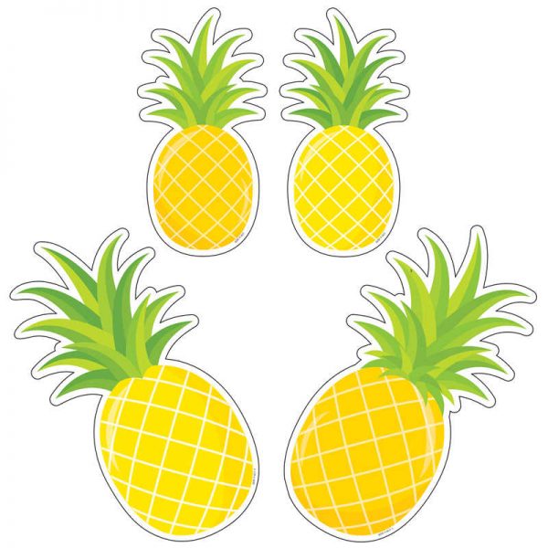 Creative Teaching Press® Palm Paradise Pineapple Party 6" Designer Cut-Outs, Pack of 48