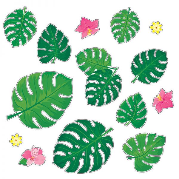 Creative Teaching Press® Palm Paradise Monstera Leaves Bulletin Board Set
