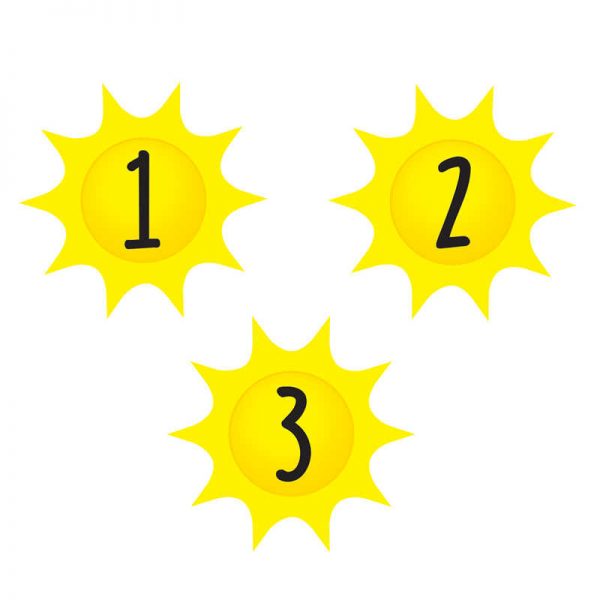 Creative Teaching Press® Suns Calendar Days, Pack of 35