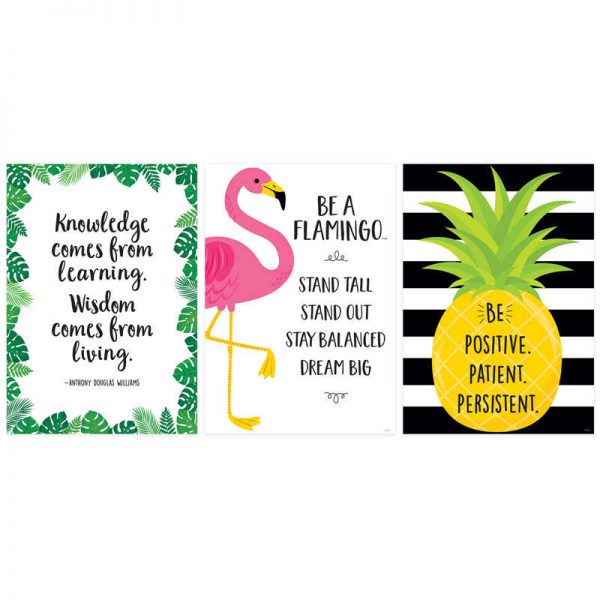 Creative Teaching Press® Palm Paradise Inspire U 3-Poster Pack
