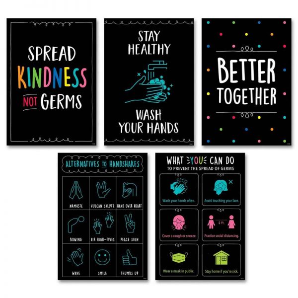 Creative Teaching Press® Staying Healthy Inspire U 5-Poster Pack