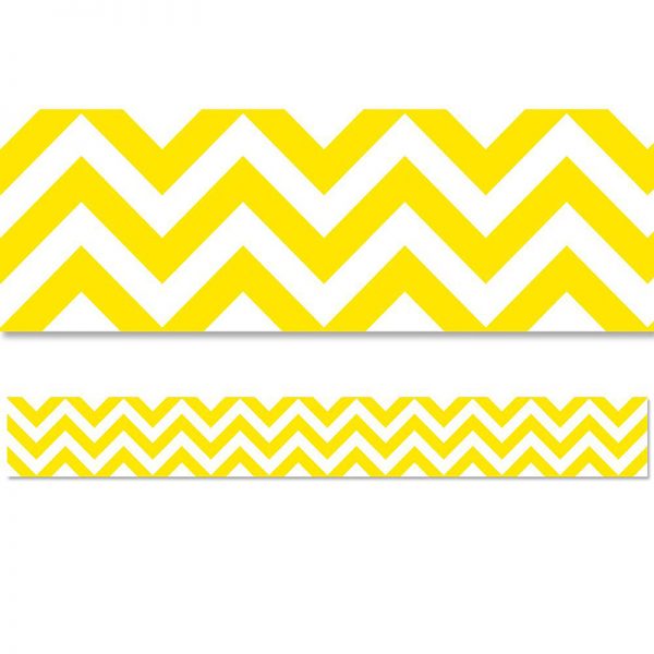 Creative Teaching Press® Yellow Chevron EZ Border, 48 Feet