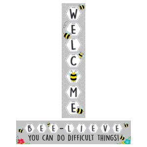 Creative Teaching Press Busy Bees Double-Sided Welcome Banner, 39" x 8"