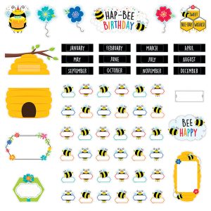 Creative Teaching Press Busy Bees Birthday Bees Mini Bulletin Board Set