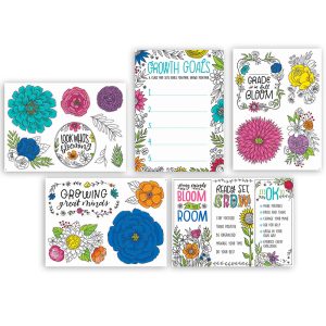 Creative Teaching Press Bright Blooms Blooming Minds Bulletin Board Set