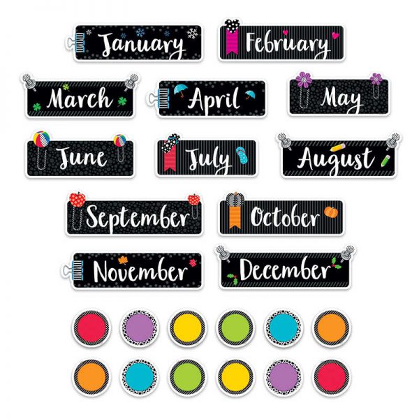 Creative Teaching Press® Bold & Bright Months of the Year Mini Bulletin Board