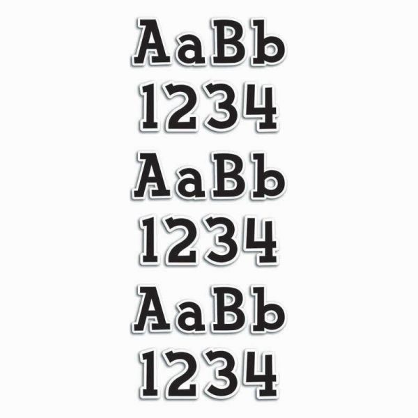 Creative Teaching Press® Fancy Black 4" Designer Letters, 210 Per Pack, 3 Packs