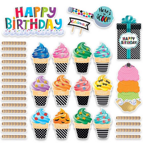 Creative Teaching Press® Bold & Bright Happy Birthday Mini Bulletin Board