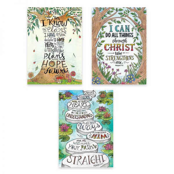 Creative Teaching Press® Devotional Bible Verses Rejoice Inspire U Poster 3-Pack