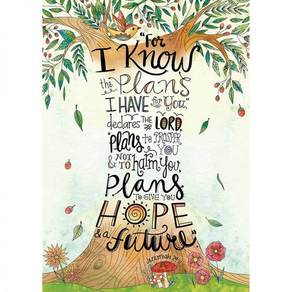 Creative Teaching Press® Jeremiah 29:11 Rejoice Inspire U Poster
