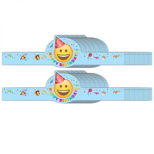 Creative Teaching Press® Emoji Fun Happy Birthday Crown, 30 Per Pack, 2 Packs