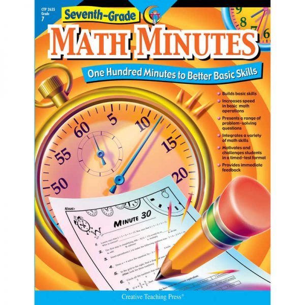 Creative Teaching Press® Creative Teaching Press Math Minutes Book, Grade 7