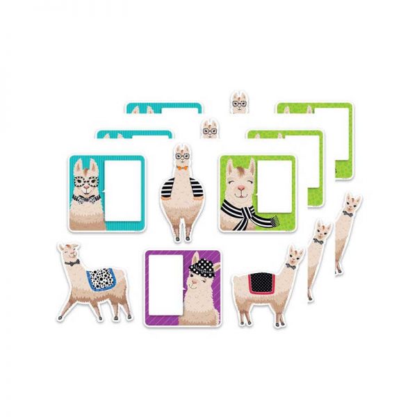 Creative Teaching Press® Bold & Bright Llamas 6" Designer Cut-Outs, 36 Per Pack, 3 Packs