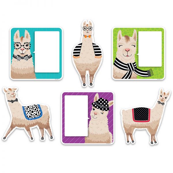 Creative Teaching Press® Bold & Bright Llamas 6" Designer Cut-Outs, 36/Pack
