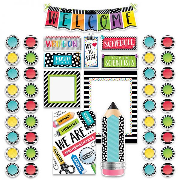 Creative Teaching Press® Bold & Bright Welcome Bulletin Board Set