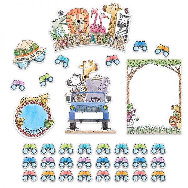 Creative Teaching Press® Safari Friends Wild About... Bulletin Board Set