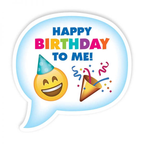 Creative Teaching Press® Emoji Fun Birthday Badge, 36/Pack