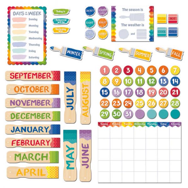 Creative Teaching Press® Painted Palette Calendar Set