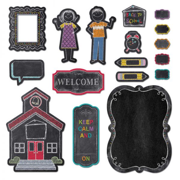 Creative Teaching Press® Chalk It Up! Schoolhouse Charm Bulletin Board Set