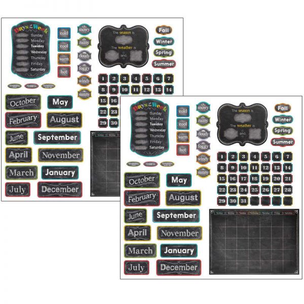 Creative Teaching Press® Chalk It Up! Calendar Bulletin Board Set, 2 Sets