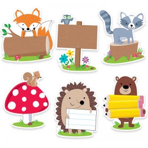 Creative Teaching Press® Woodland Friends 6" Designer Cut-Outs, 36/Pack