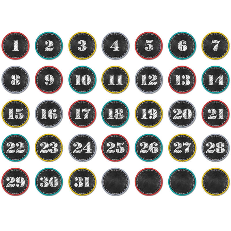 TeachersParadise Creative Teaching Press® Chalk It Up! Calendar Days