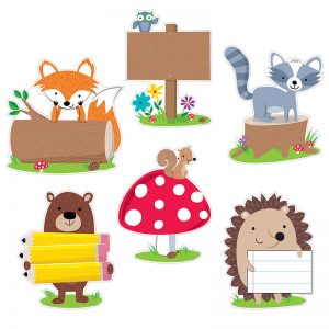 Creative Teaching Press® Woodland Friends 10" Jumbo Designer Cut-Outs, 12 Per Pack