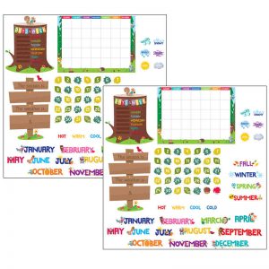 Creative Teaching Press® Woodland Friends Calendar Bulletin Board Set, 2 Sets