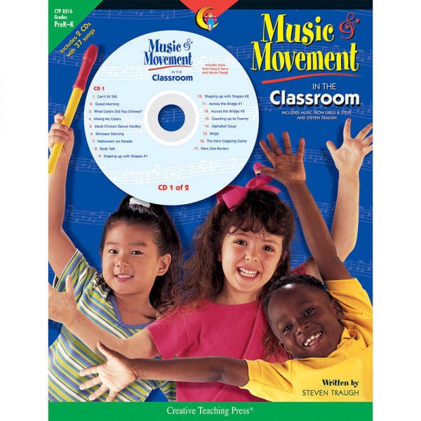 Creative Teaching Press® Music & Movement in the Classroom Book & CD, Grades PreK-K