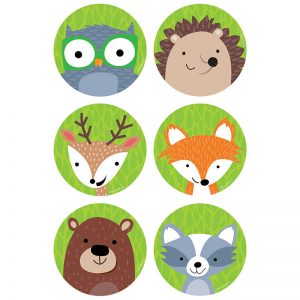 Creative Teaching Press® Woodland Friends 3" Designer Cut-Outs, 36/Pack