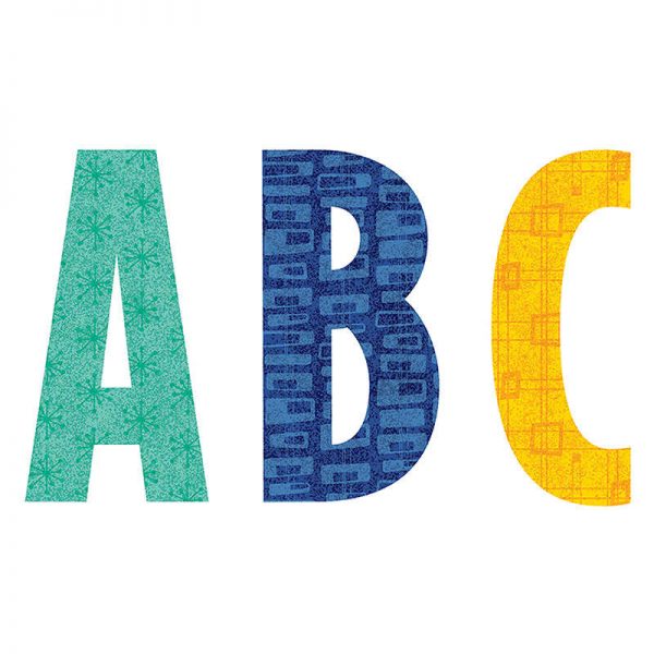 Creative Teaching Press® Mid-Century Mod 4" Designer Letters