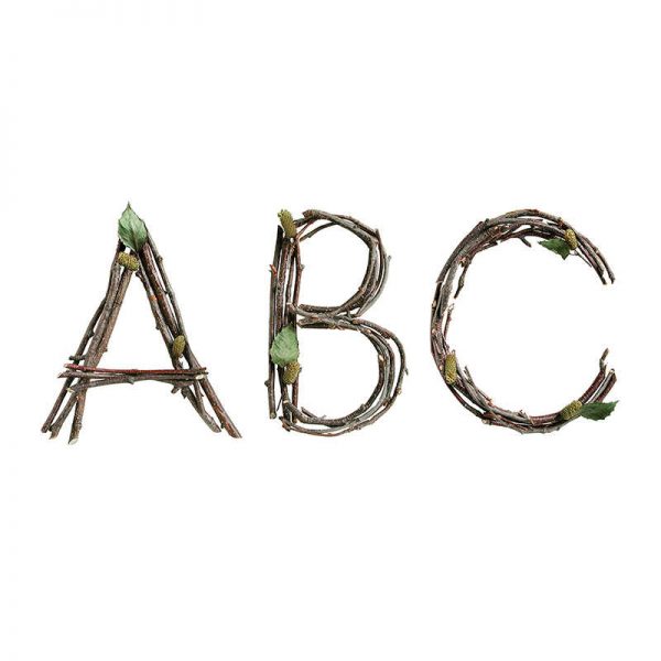 Creative Teaching Press® Rustic Twigs 6" Designer Letters, 106 Per Pack
