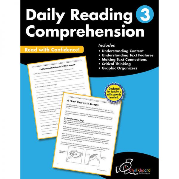 Creative Teaching Press® Daily Reading Comprehension Workbook, Grade 3