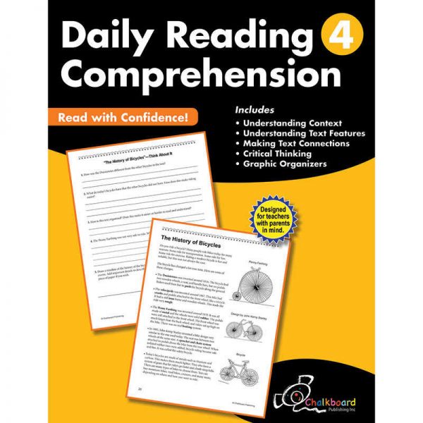 Creative Teaching Press® Daily Reading Comprehension Workbook, Grade 4